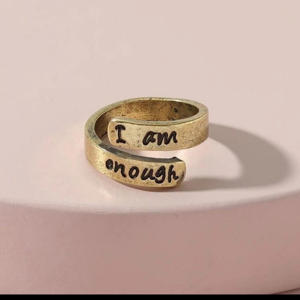 1 Left! NWT "I Am Enough" Ring 💖💍 - Picture 2 of 8